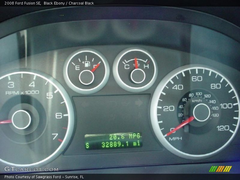 Black Ebony / Charcoal Black 2008 Ford Fusion SE