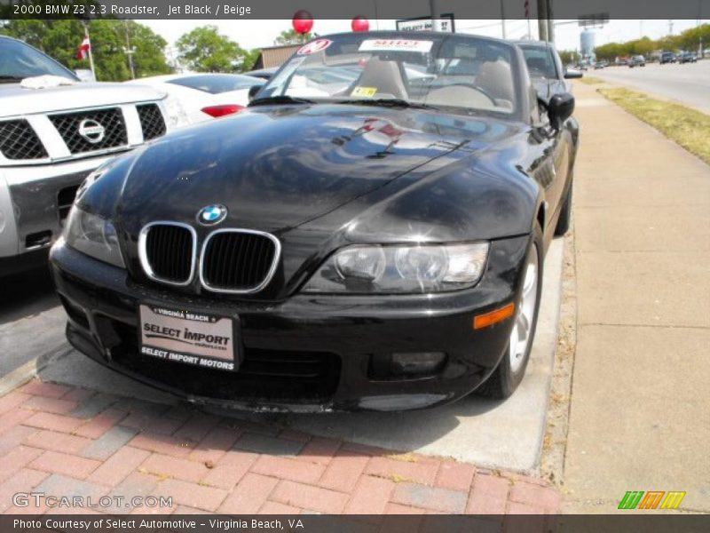 Jet Black / Beige 2000 BMW Z3 2.3 Roadster