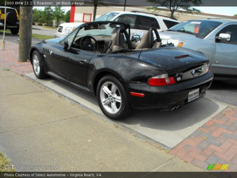 Jet Black / Beige 2000 BMW Z3 2.3 Roadster