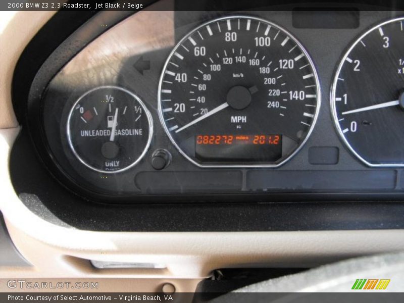 Jet Black / Beige 2000 BMW Z3 2.3 Roadster