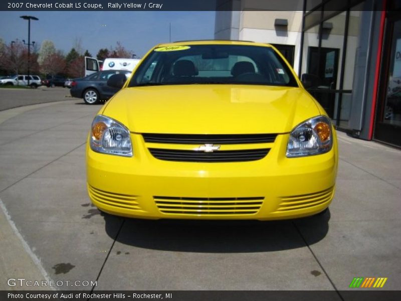 Rally Yellow / Gray 2007 Chevrolet Cobalt LS Coupe