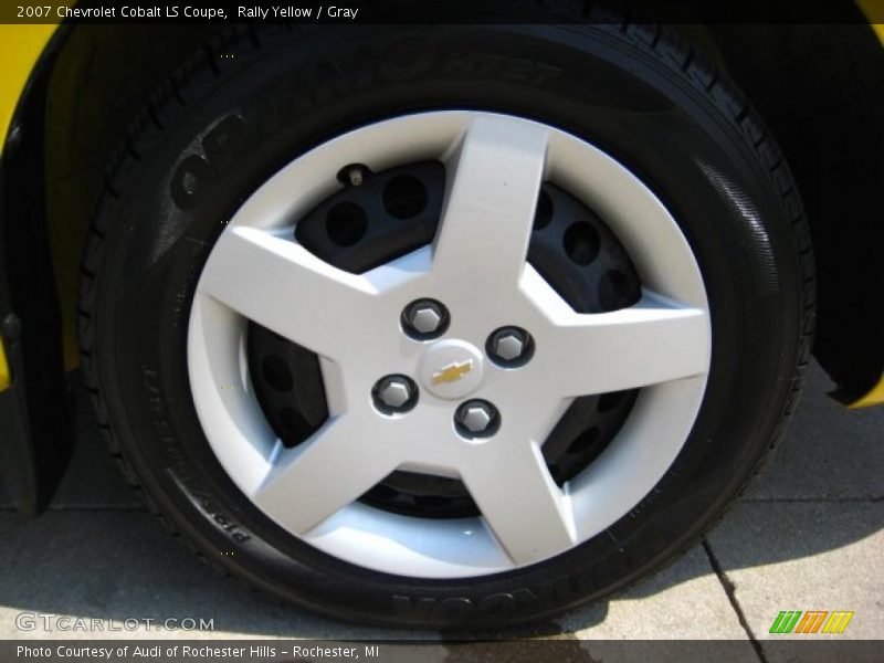 Rally Yellow / Gray 2007 Chevrolet Cobalt LS Coupe