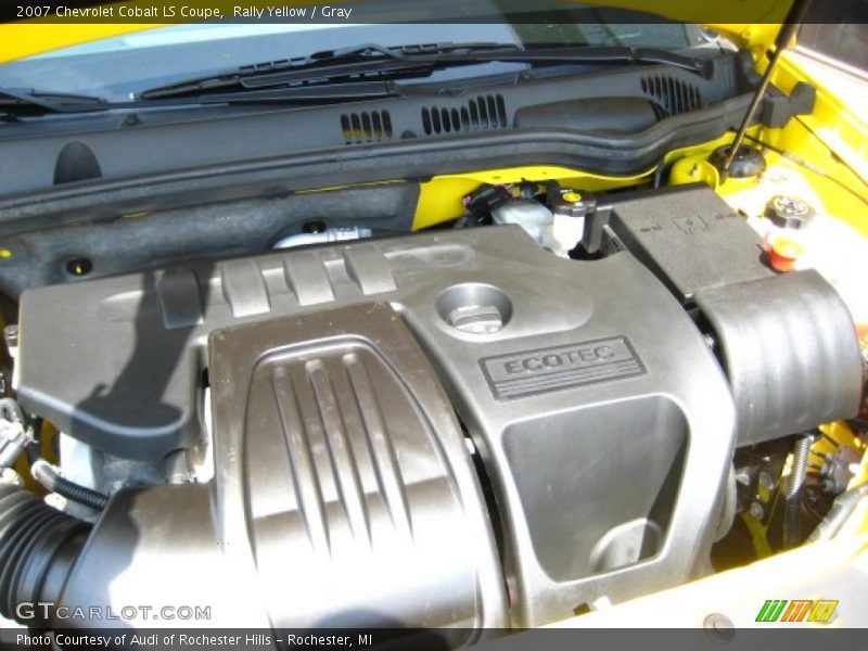 Rally Yellow / Gray 2007 Chevrolet Cobalt LS Coupe