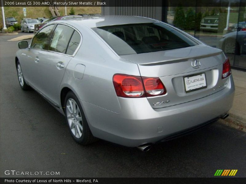 Mercury Silver Metallic / Black 2006 Lexus GS 300 AWD