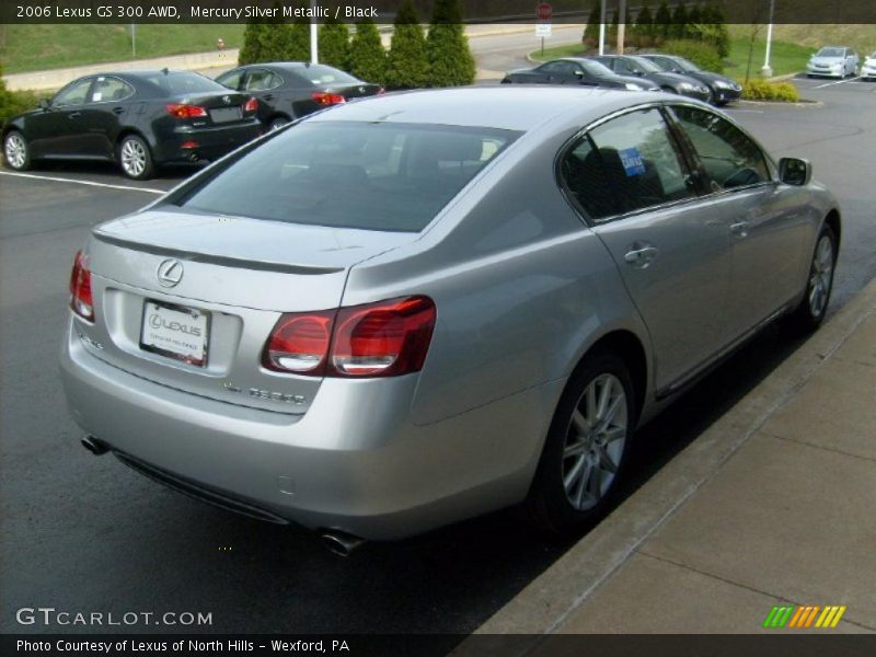 Mercury Silver Metallic / Black 2006 Lexus GS 300 AWD
