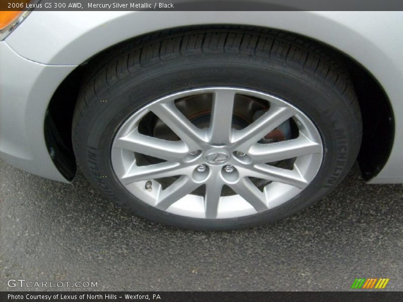 Mercury Silver Metallic / Black 2006 Lexus GS 300 AWD