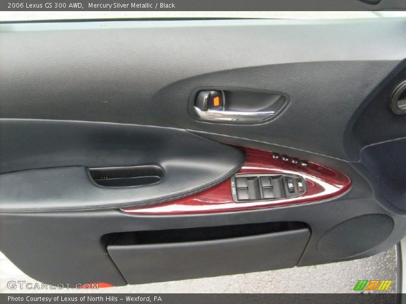 Mercury Silver Metallic / Black 2006 Lexus GS 300 AWD