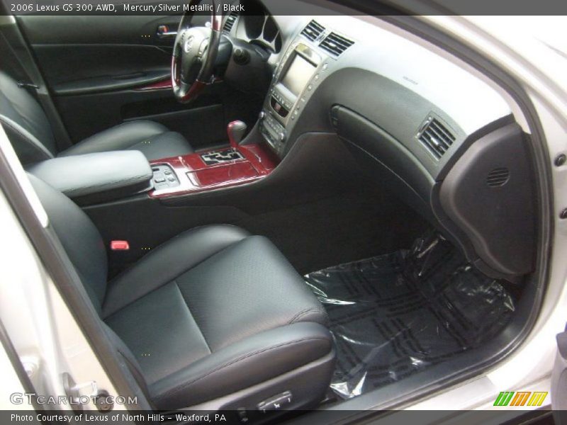 Mercury Silver Metallic / Black 2006 Lexus GS 300 AWD
