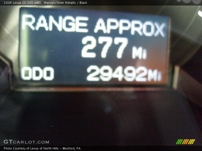Mercury Silver Metallic / Black 2006 Lexus GS 300 AWD