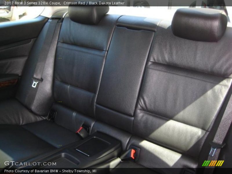 Crimson Red / Black Dakota Leather 2007 BMW 3 Series 328xi Coupe