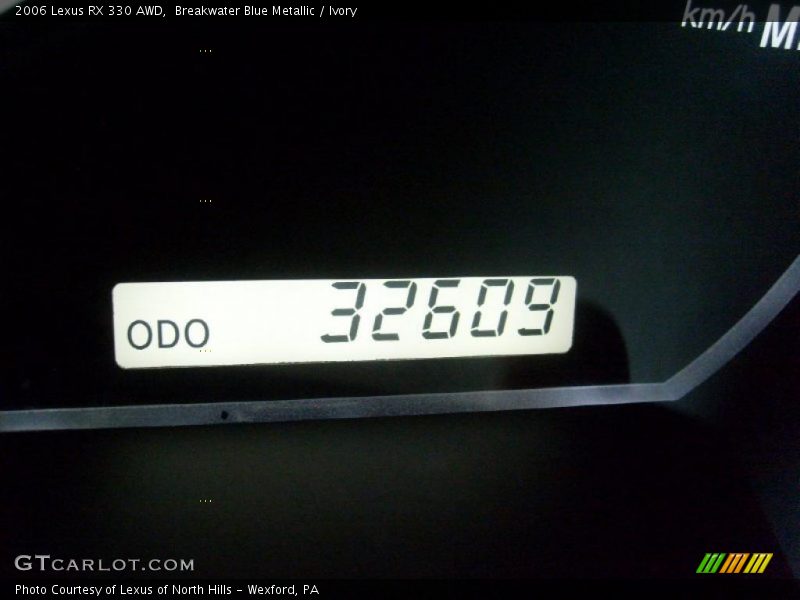 Breakwater Blue Metallic / Ivory 2006 Lexus RX 330 AWD