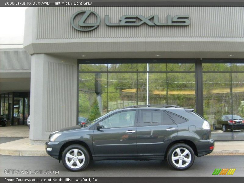 Flint Mica / Light Gray 2008 Lexus RX 350 AWD