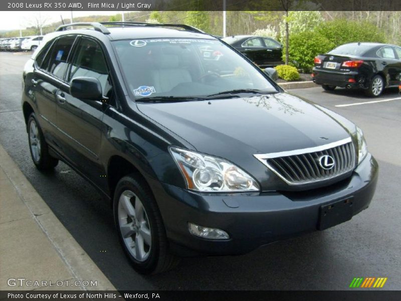 Flint Mica / Light Gray 2008 Lexus RX 350 AWD
