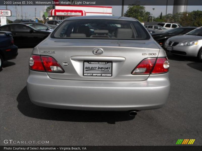 Millennium Silver Metallic / Light Charcoal 2003 Lexus ES 300