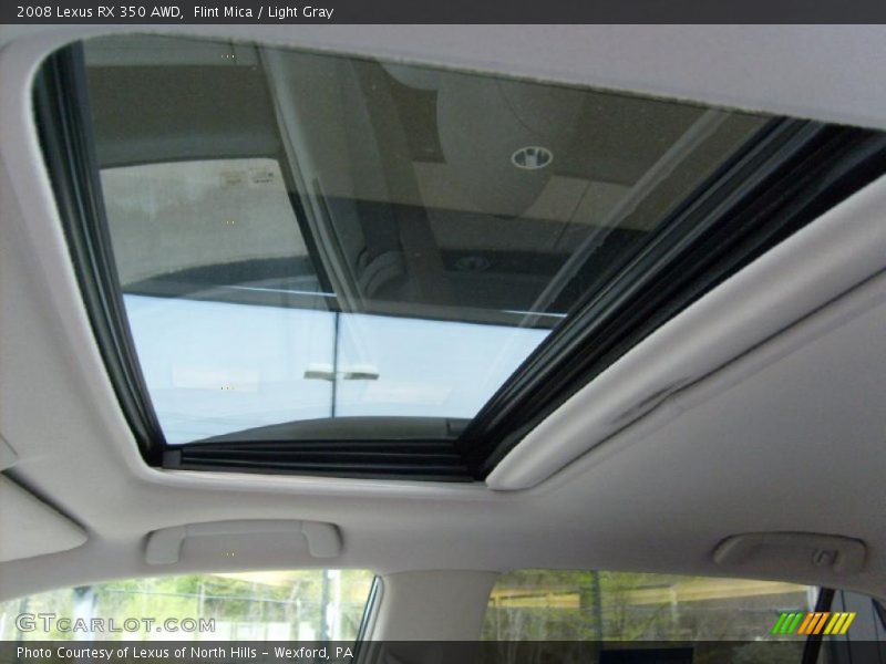 Flint Mica / Light Gray 2008 Lexus RX 350 AWD