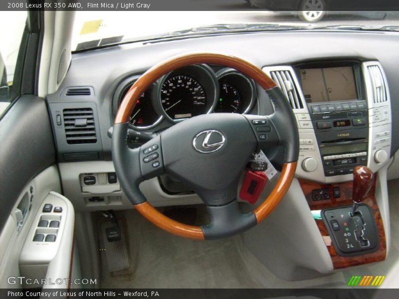 Flint Mica / Light Gray 2008 Lexus RX 350 AWD