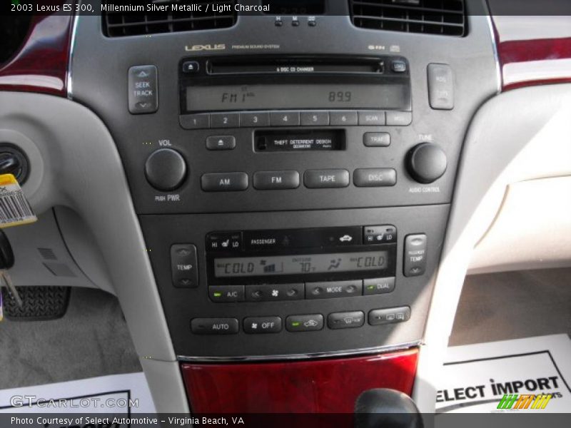 Millennium Silver Metallic / Light Charcoal 2003 Lexus ES 300