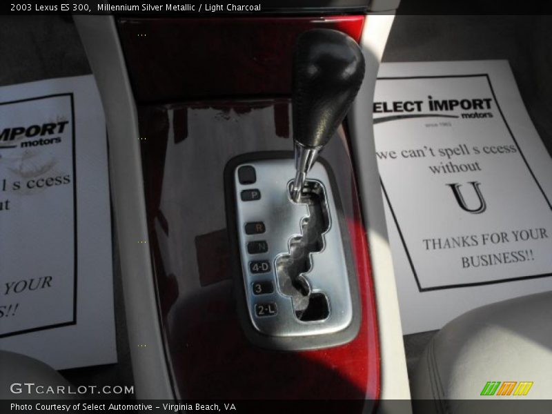 Millennium Silver Metallic / Light Charcoal 2003 Lexus ES 300
