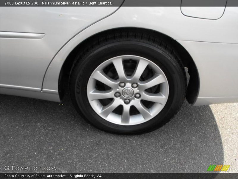 Millennium Silver Metallic / Light Charcoal 2003 Lexus ES 300