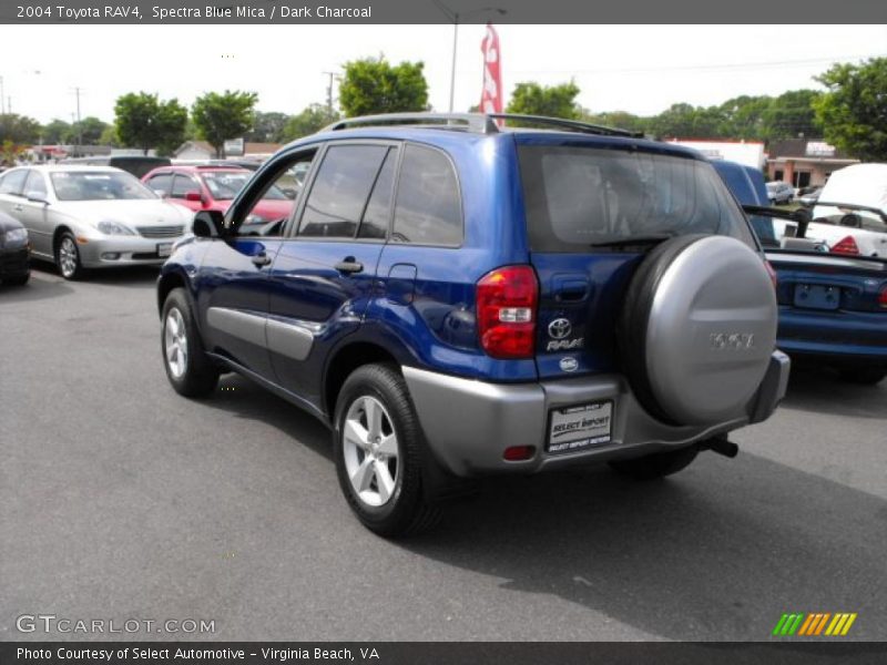 Spectra Blue Mica / Dark Charcoal 2004 Toyota RAV4
