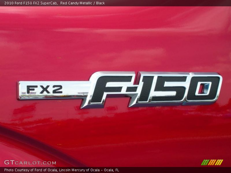 Red Candy Metallic / Black 2010 Ford F150 FX2 SuperCab