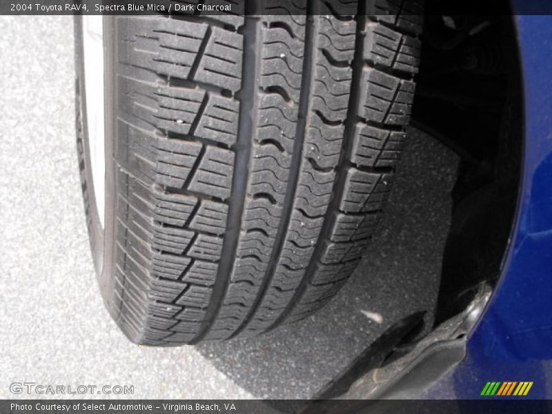 Spectra Blue Mica / Dark Charcoal 2004 Toyota RAV4