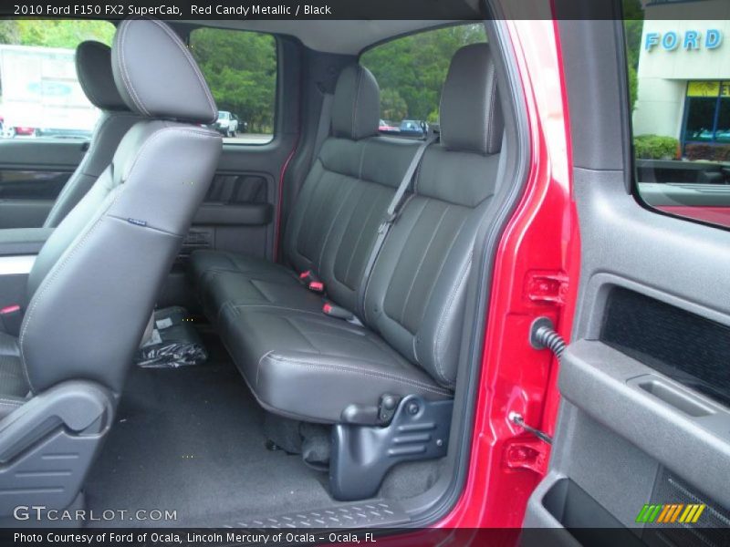 Red Candy Metallic / Black 2010 Ford F150 FX2 SuperCab