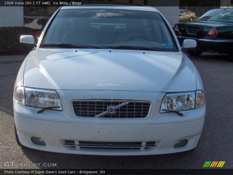 Ice White / Beige 2006 Volvo S80 2.5T AWD