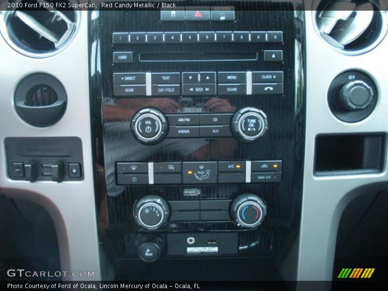 Red Candy Metallic / Black 2010 Ford F150 FX2 SuperCab