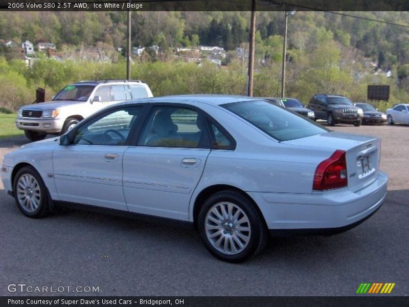 Ice White / Beige 2006 Volvo S80 2.5T AWD