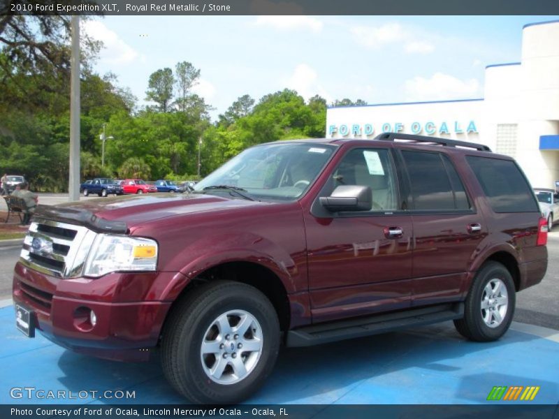 Royal Red Metallic / Stone 2010 Ford Expedition XLT