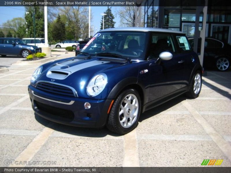 Space Blue Metallic / Space Gray/Panther Black 2006 Mini Cooper S Hardtop