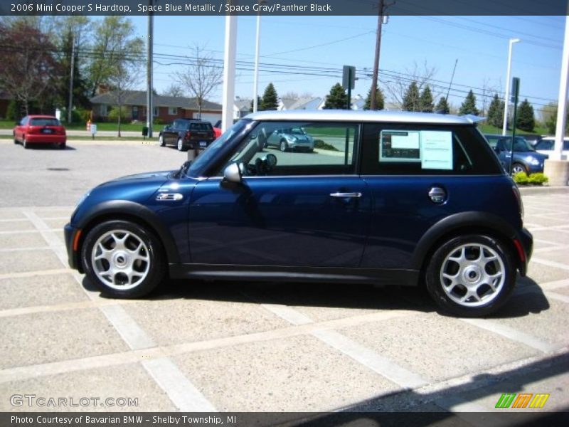 Space Blue Metallic / Space Gray/Panther Black 2006 Mini Cooper S Hardtop