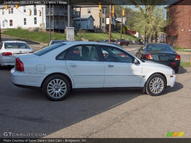 Ice White / Beige 2006 Volvo S80 2.5T AWD