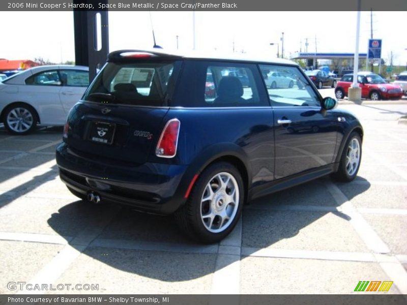 Space Blue Metallic / Space Gray/Panther Black 2006 Mini Cooper S Hardtop