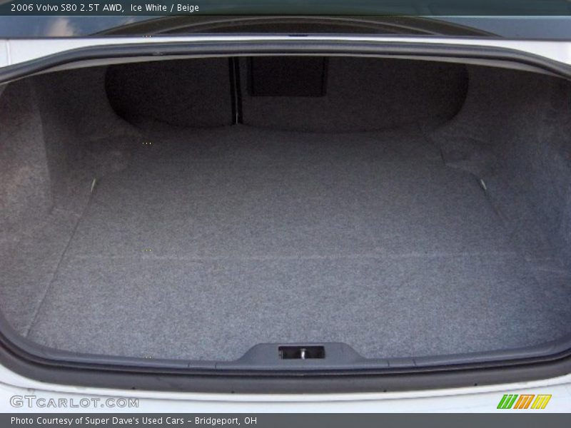 Ice White / Beige 2006 Volvo S80 2.5T AWD