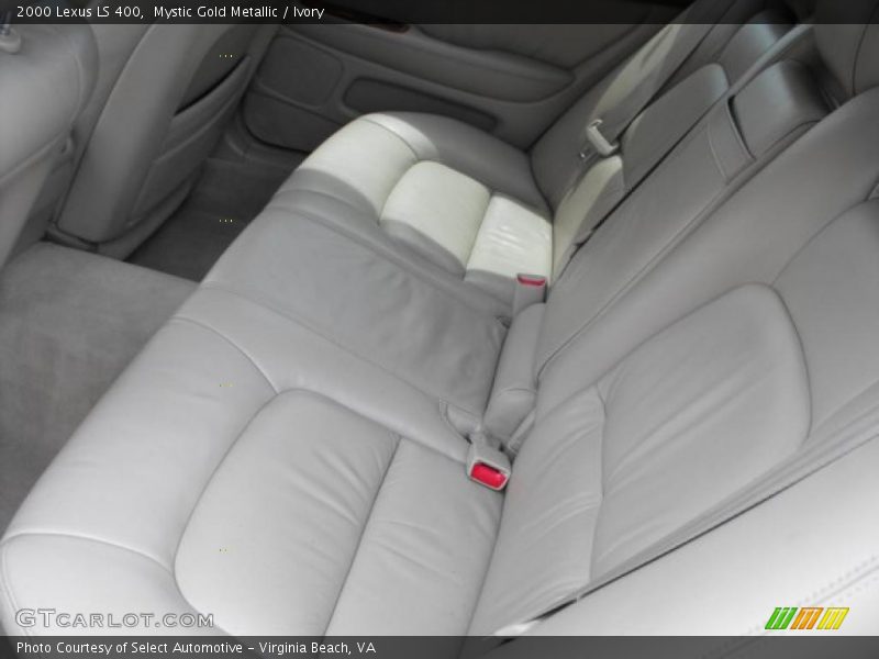 Mystic Gold Metallic / Ivory 2000 Lexus LS 400
