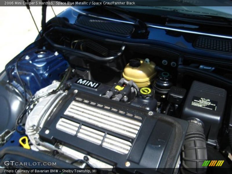Space Blue Metallic / Space Gray/Panther Black 2006 Mini Cooper S Hardtop