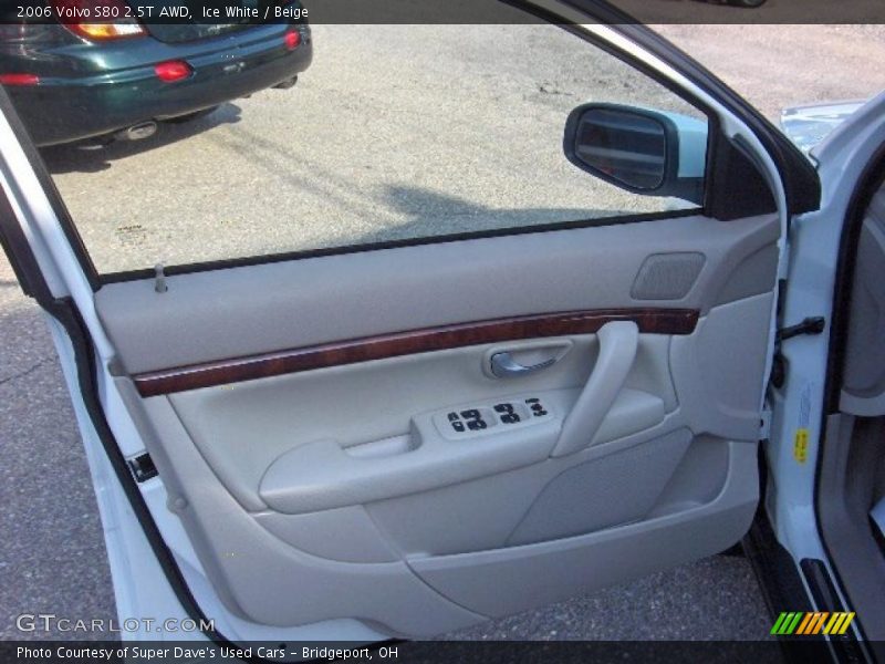 Ice White / Beige 2006 Volvo S80 2.5T AWD