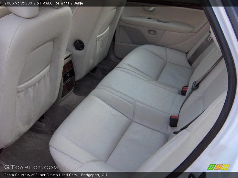 Ice White / Beige 2006 Volvo S80 2.5T AWD