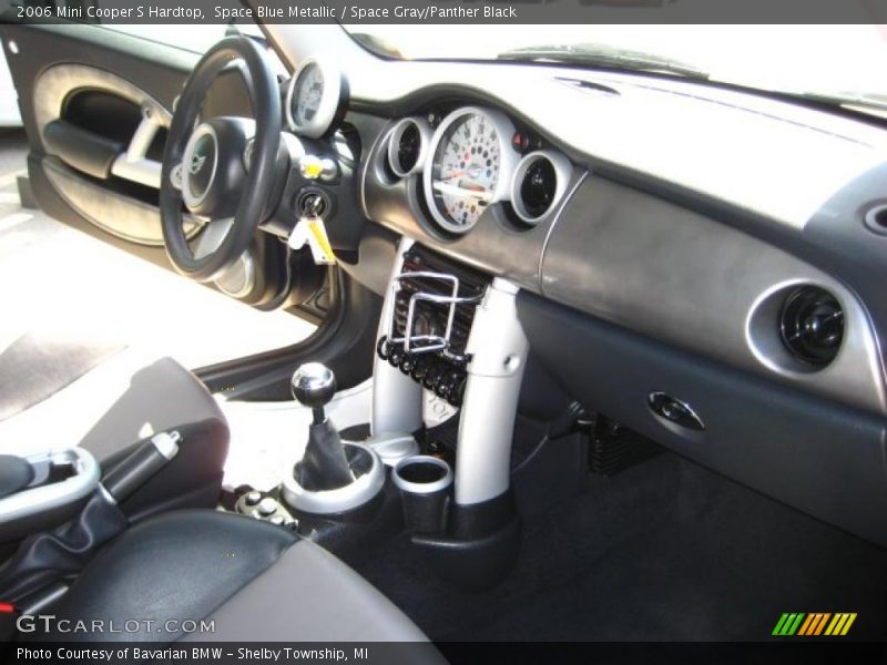 Space Blue Metallic / Space Gray/Panther Black 2006 Mini Cooper S Hardtop