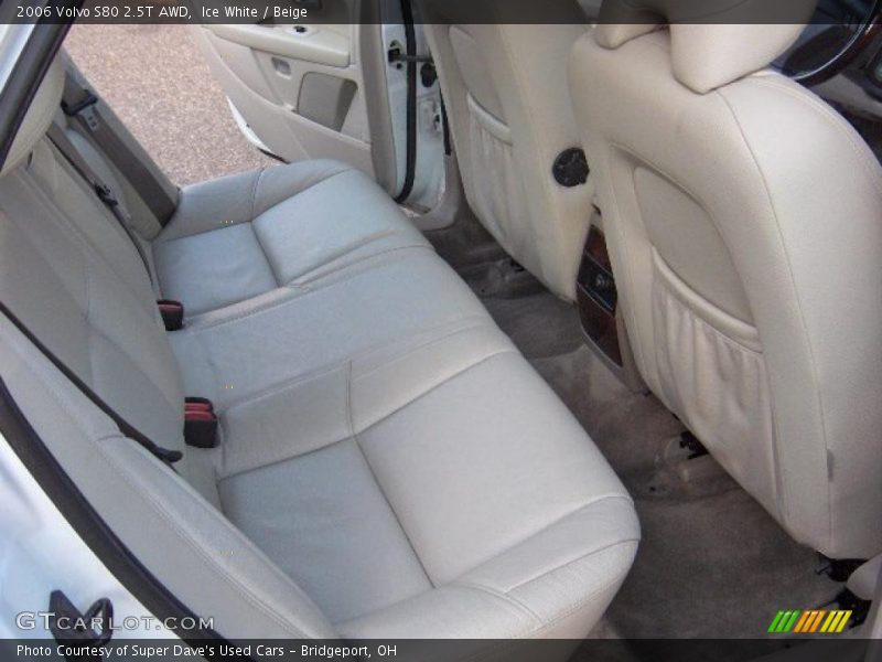 Ice White / Beige 2006 Volvo S80 2.5T AWD