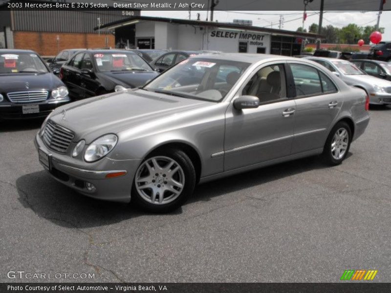 Desert Silver Metallic / Ash Grey 2003 Mercedes-Benz E 320 Sedan