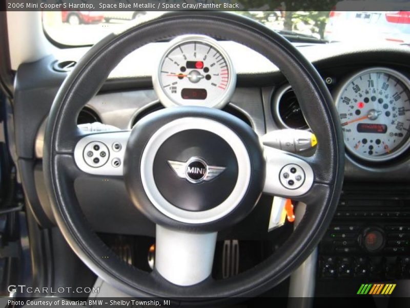 Space Blue Metallic / Space Gray/Panther Black 2006 Mini Cooper S Hardtop