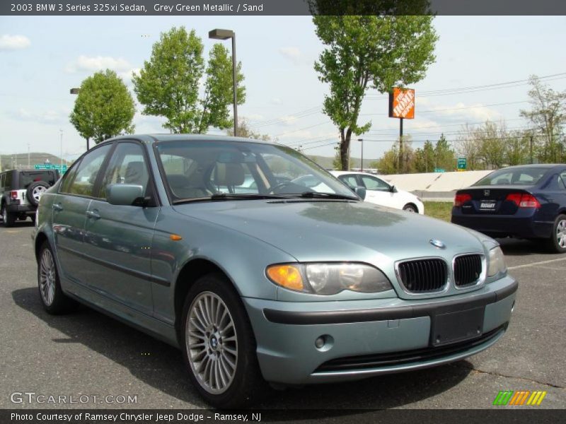 Grey Green Metallic / Sand 2003 BMW 3 Series 325xi Sedan