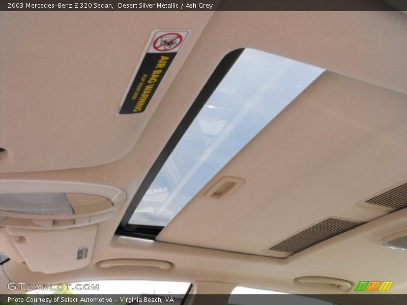 Desert Silver Metallic / Ash Grey 2003 Mercedes-Benz E 320 Sedan