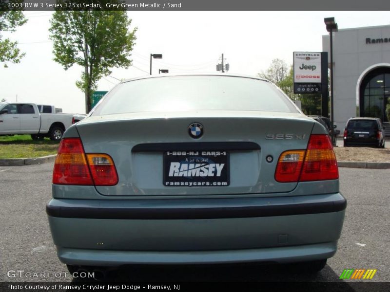 Grey Green Metallic / Sand 2003 BMW 3 Series 325xi Sedan