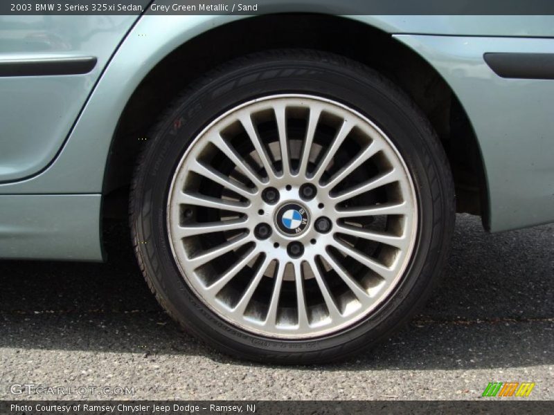 Grey Green Metallic / Sand 2003 BMW 3 Series 325xi Sedan
