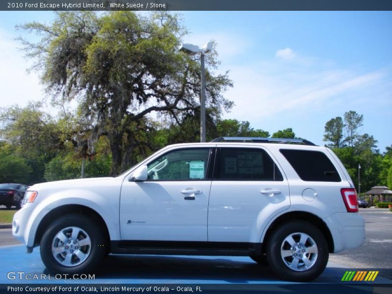 White Suede / Stone 2010 Ford Escape Hybrid Limited