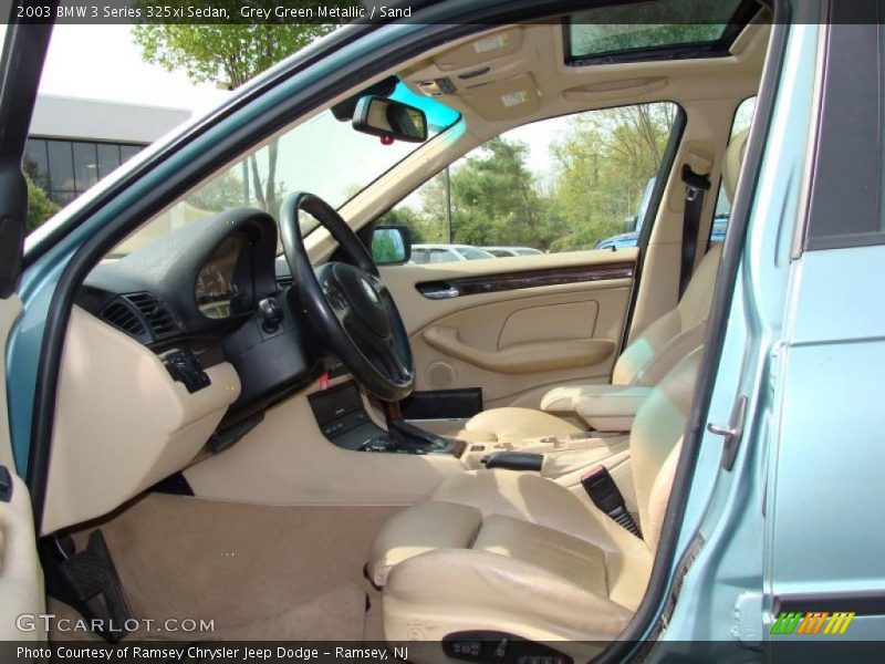 Grey Green Metallic / Sand 2003 BMW 3 Series 325xi Sedan